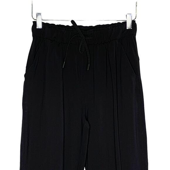 Lululemon 6 Womens Keep Moving Jogger Black Relaxed Fitting Nulu - Picture 4 of 10
